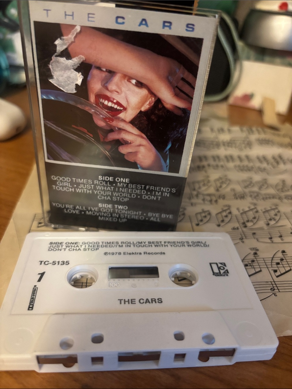 The Cars  Cassette Tape -